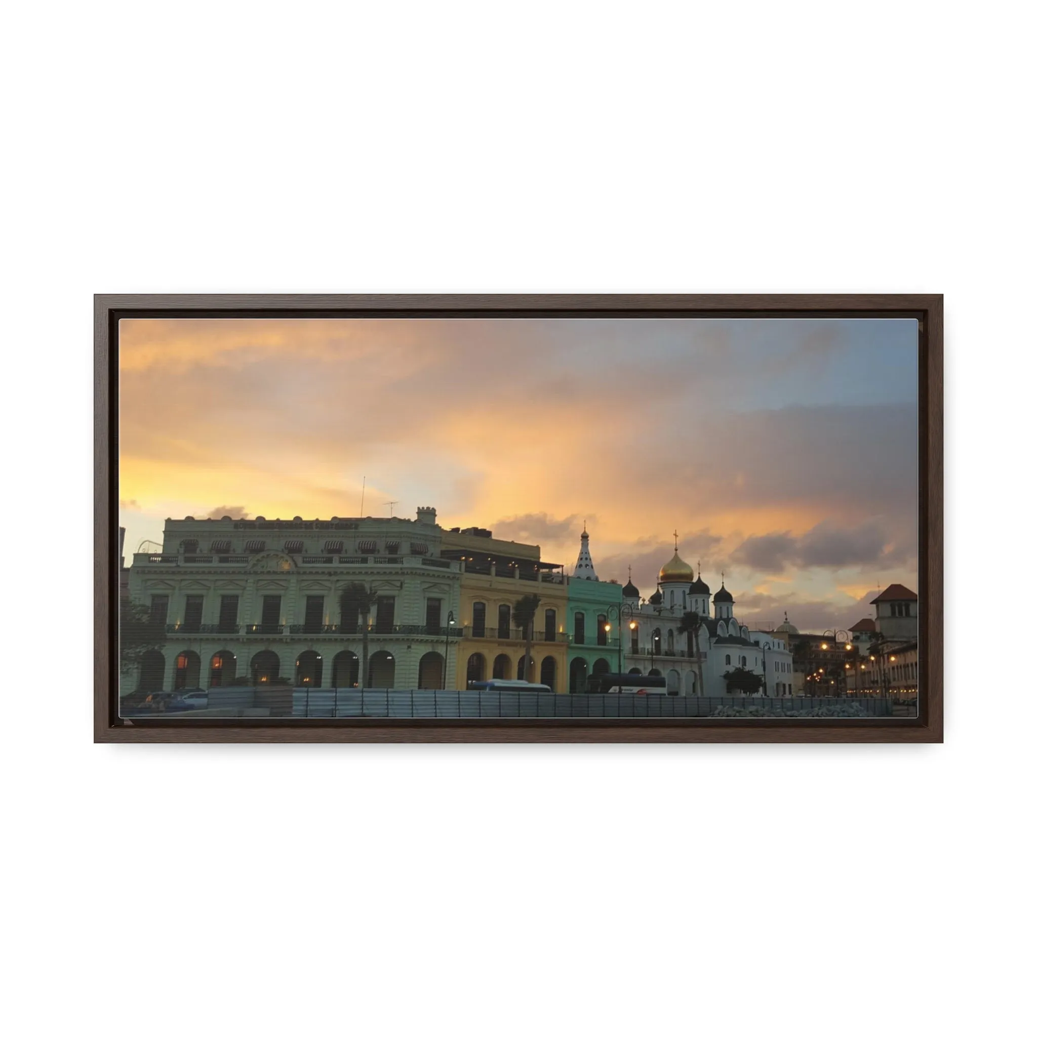 Havana Sunset on Canvas