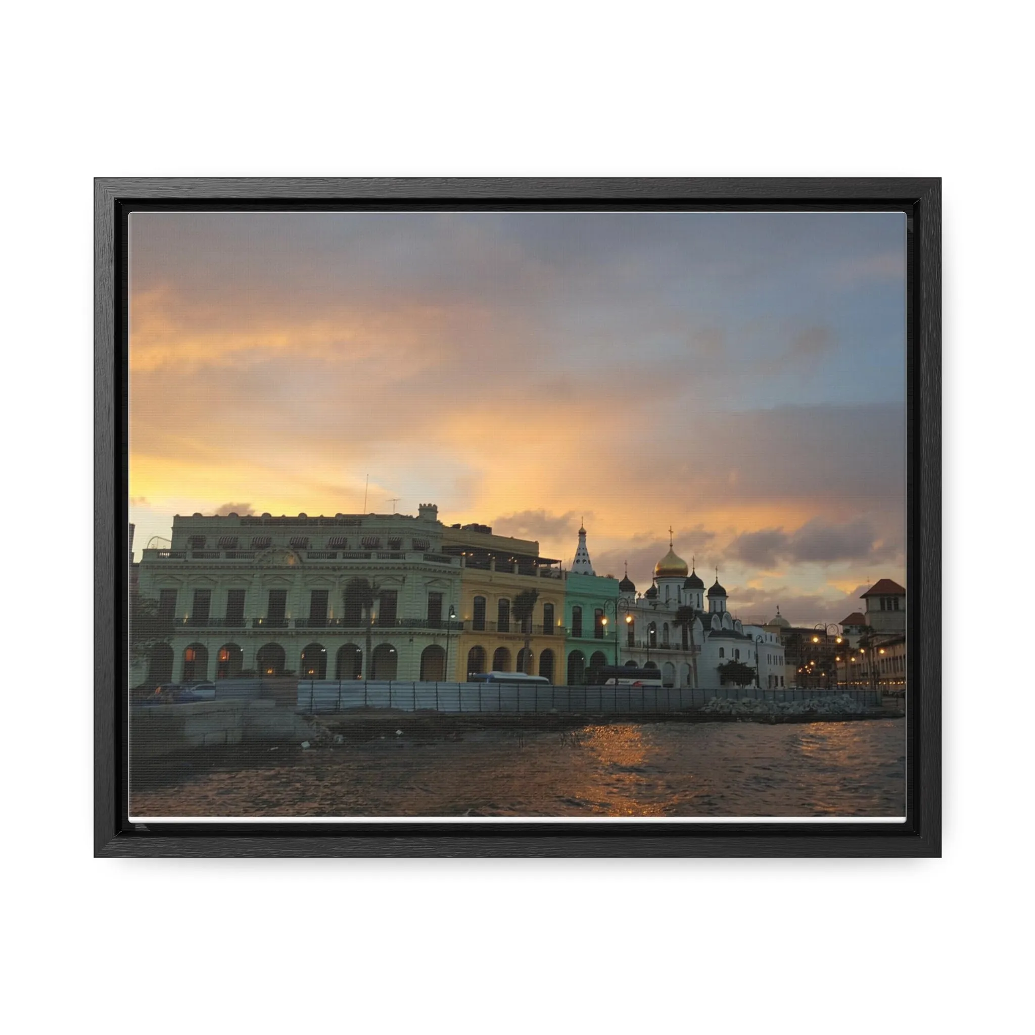 Havana Sunset on Canvas