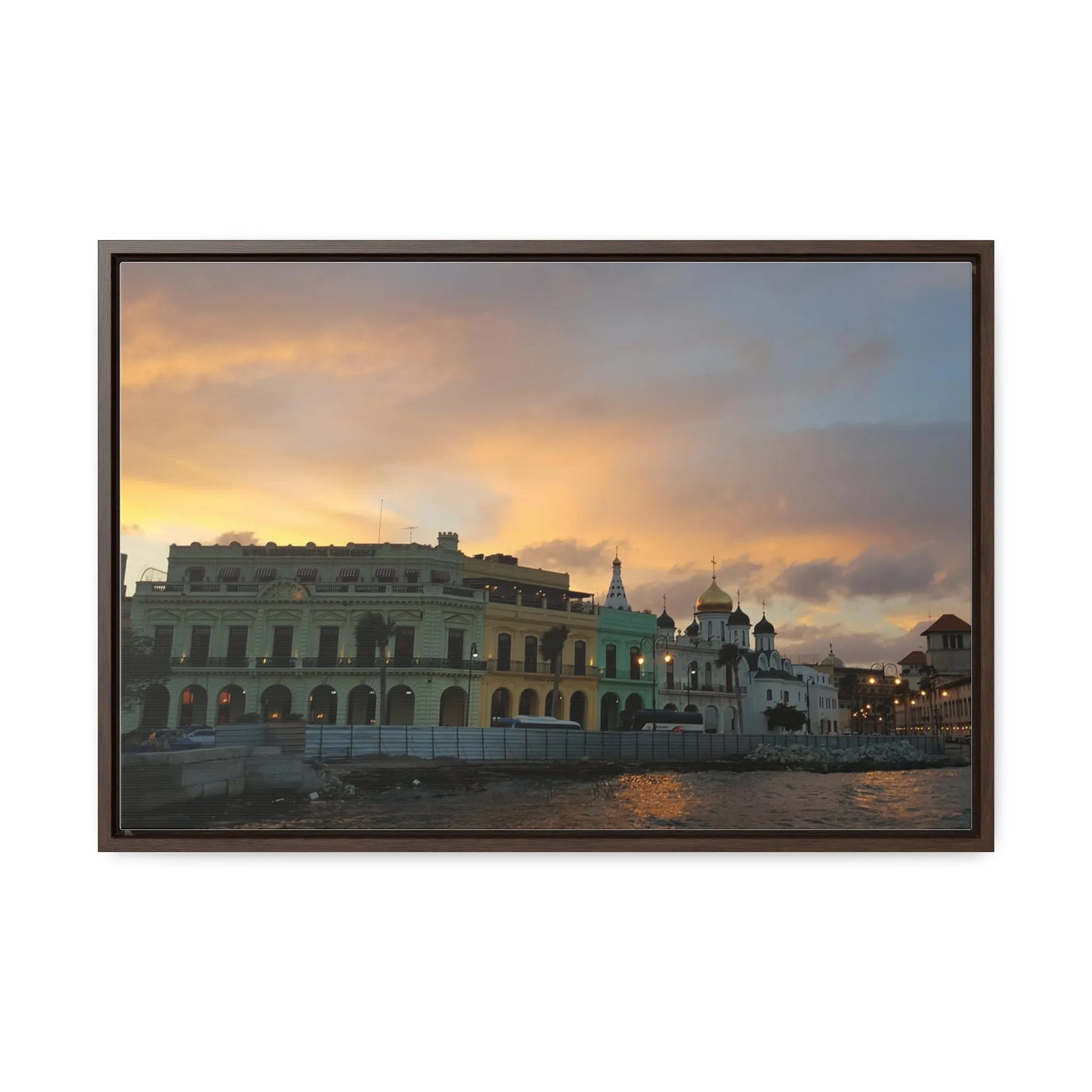 Havana Sunset on Canvas