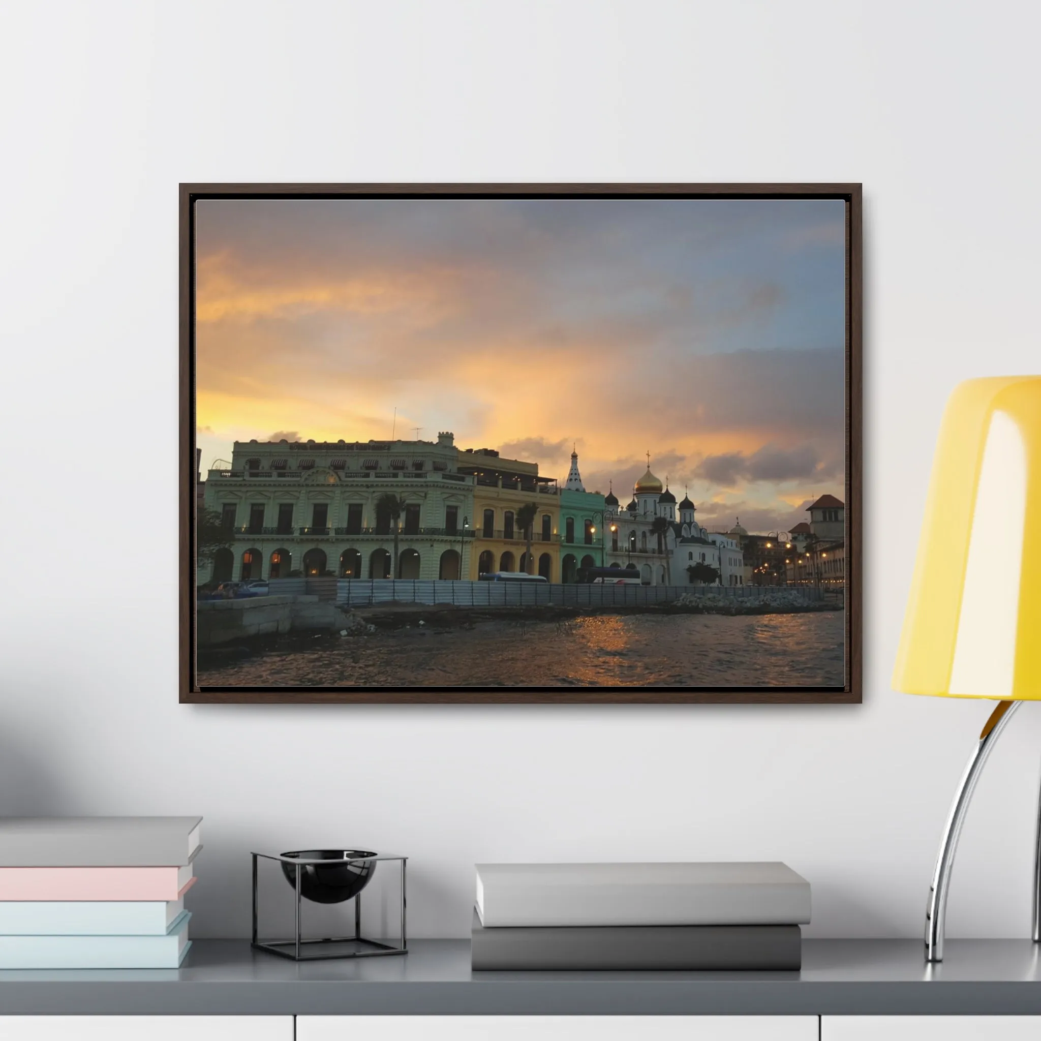 Havana Sunset on Canvas