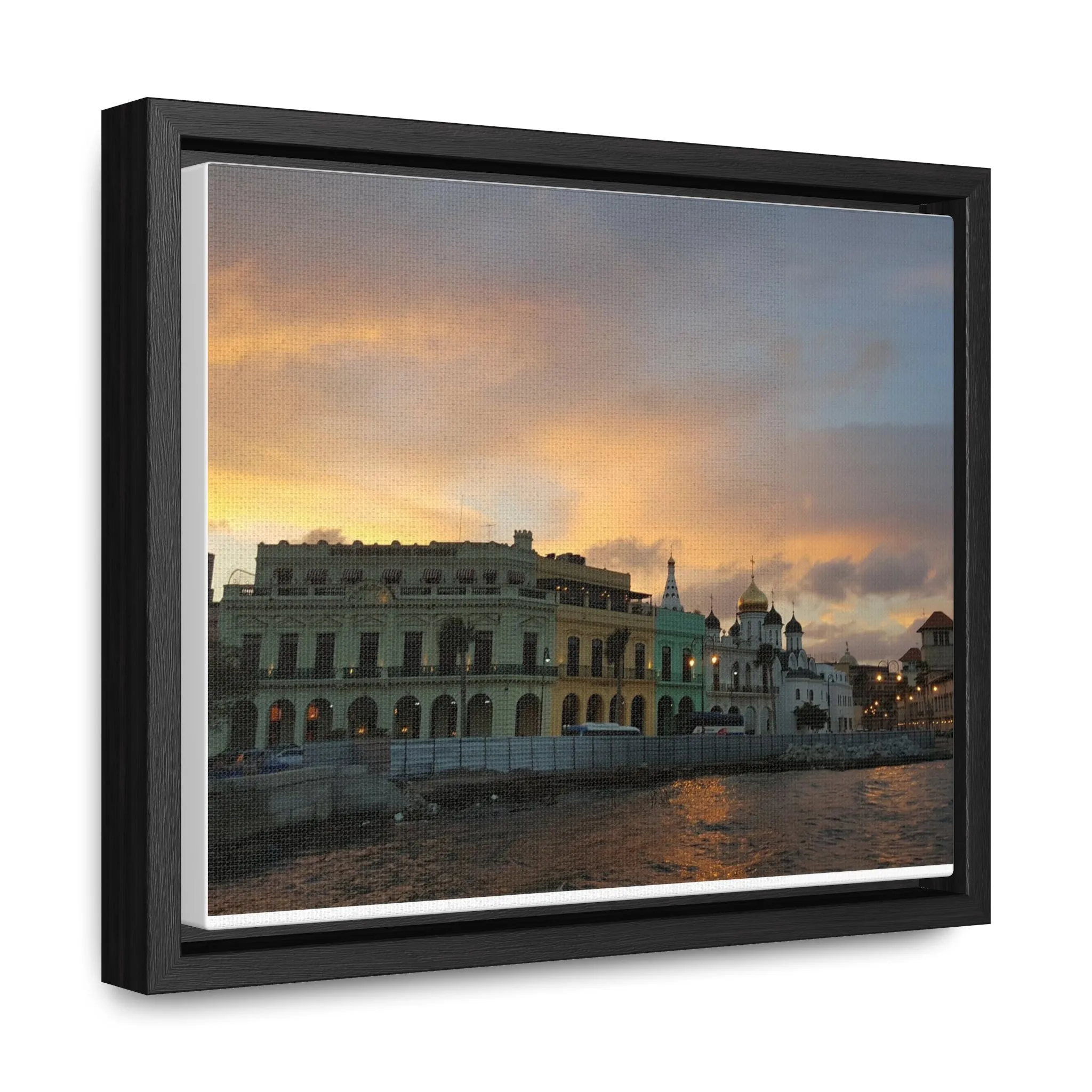 Havana Sunset on Canvas