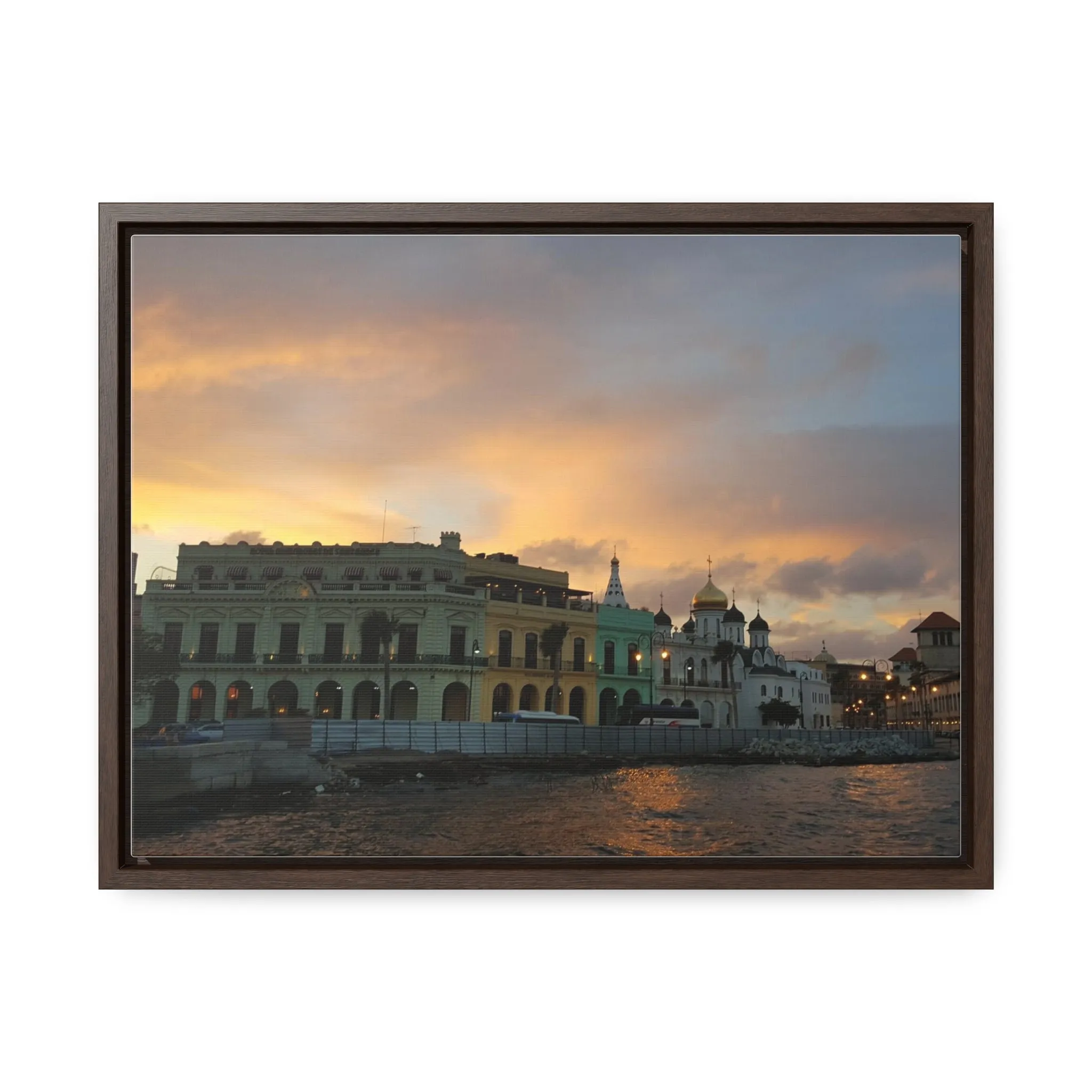 Havana Sunset on Canvas