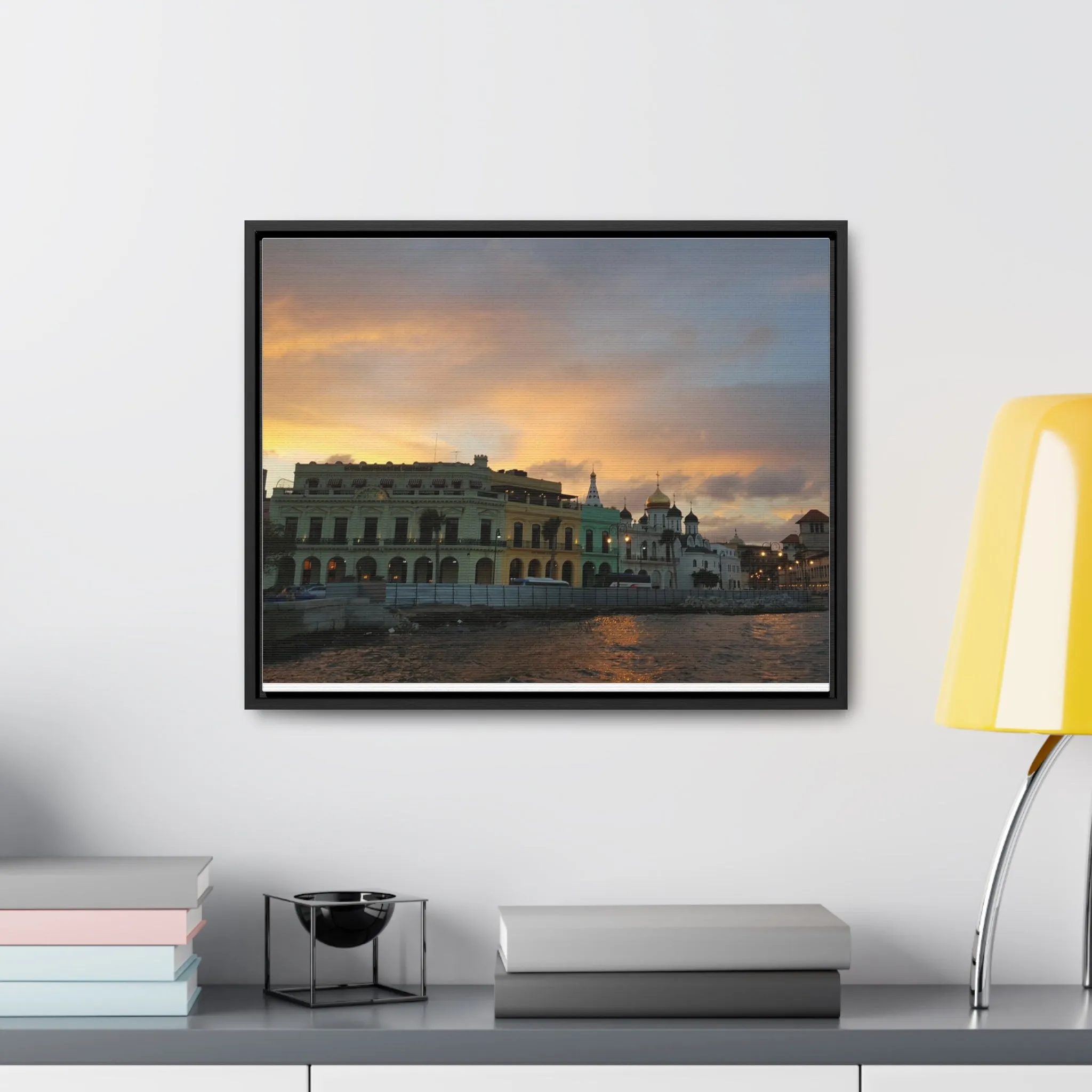 Havana Sunset on Canvas