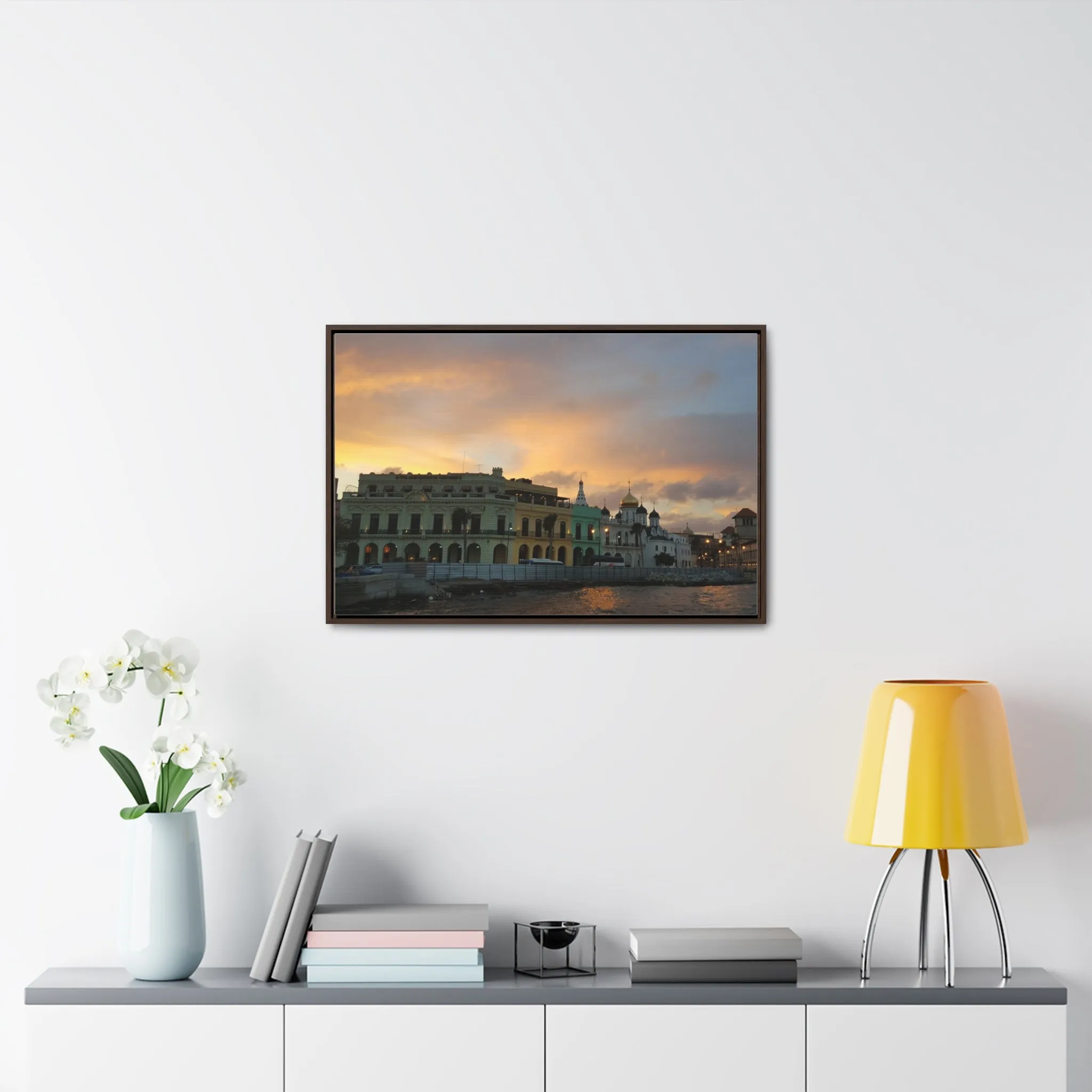 Havana Sunset on Canvas