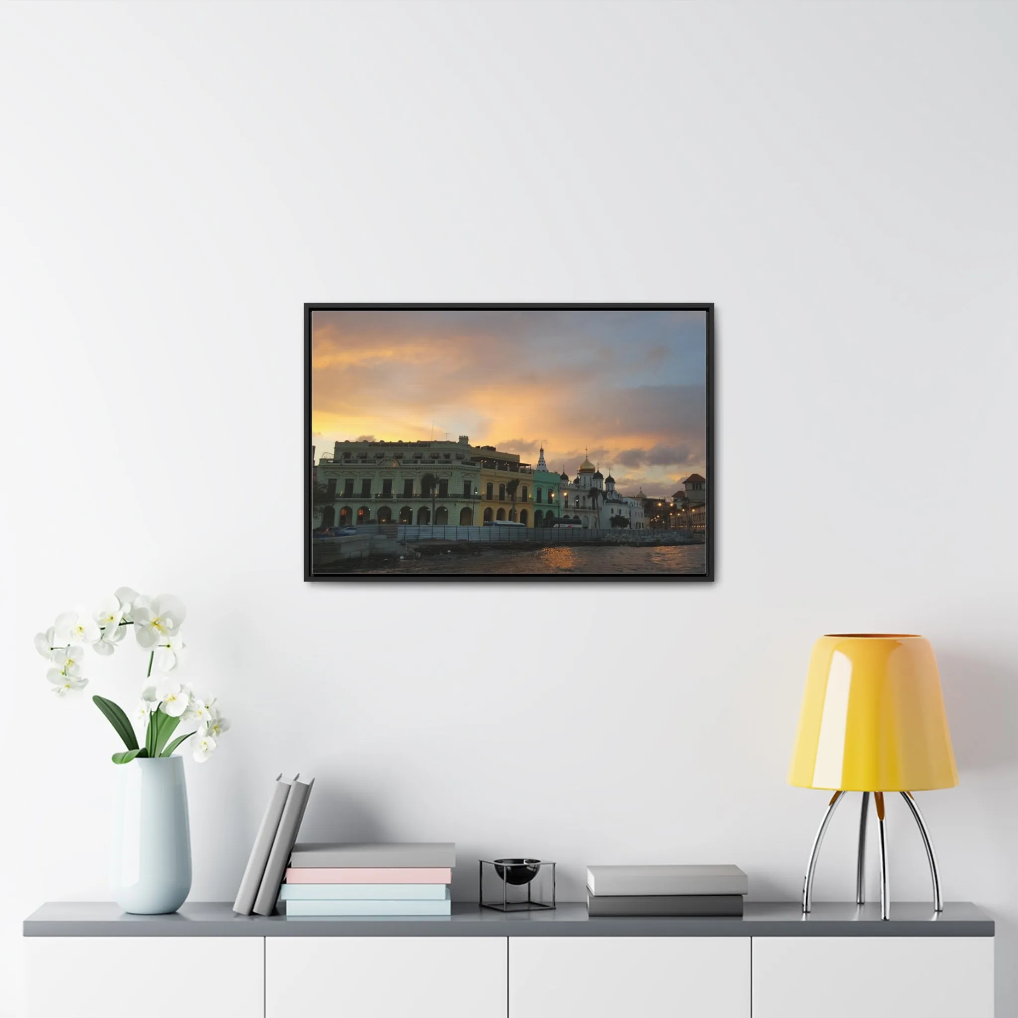 Havana Sunset on Canvas