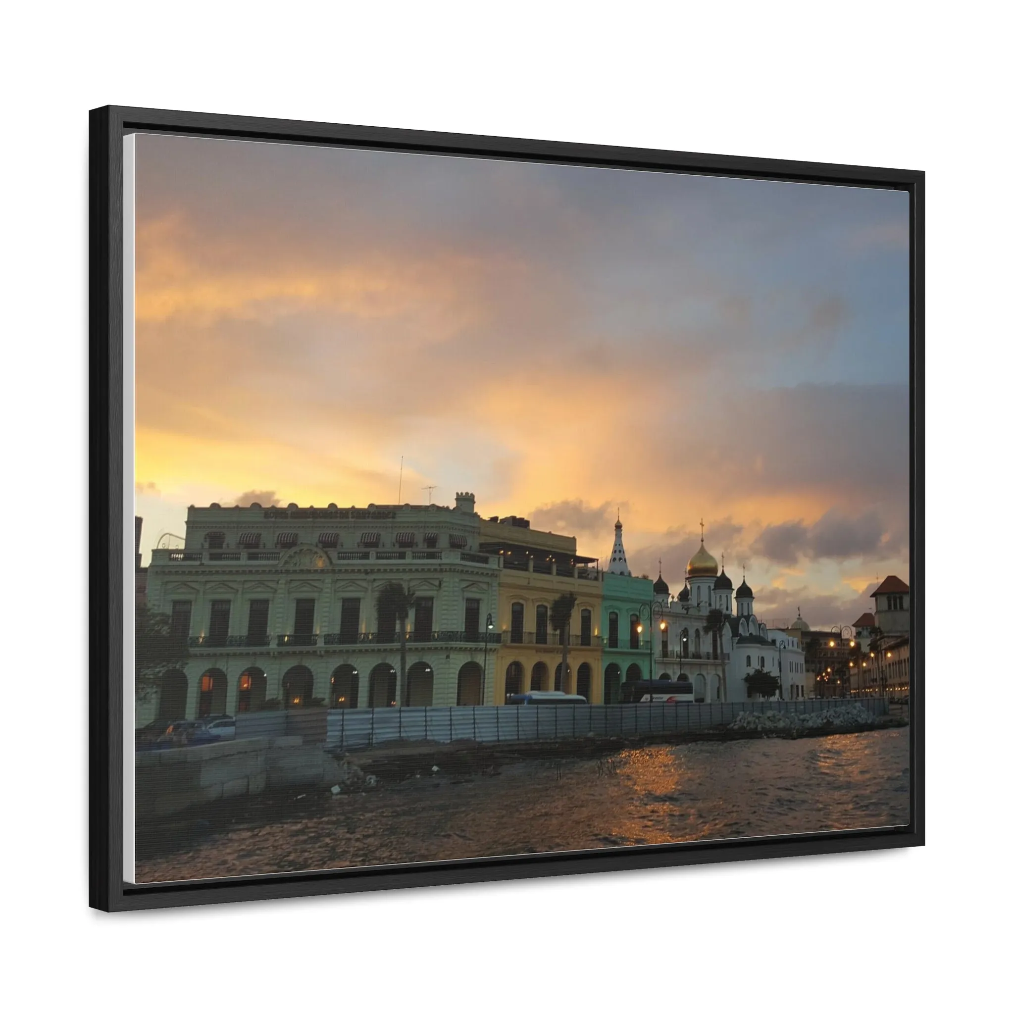 Havana Sunset on Canvas