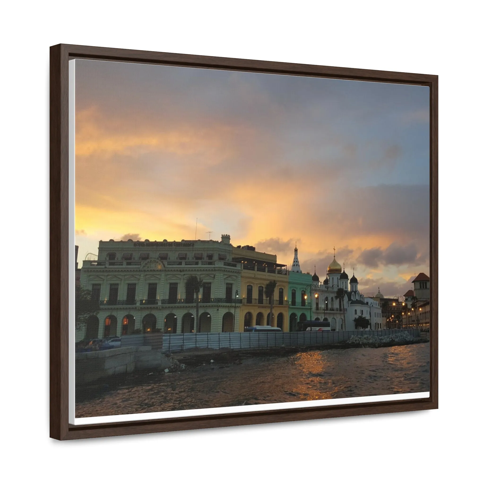 Havana Sunset on Canvas