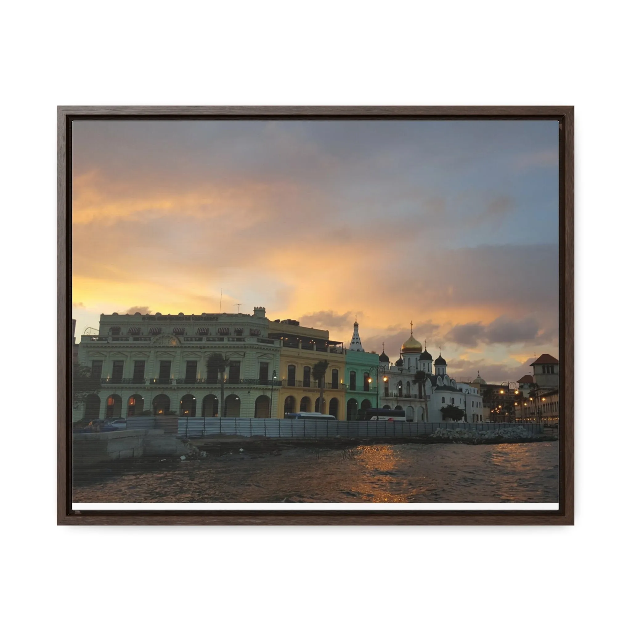 Havana Sunset on Canvas