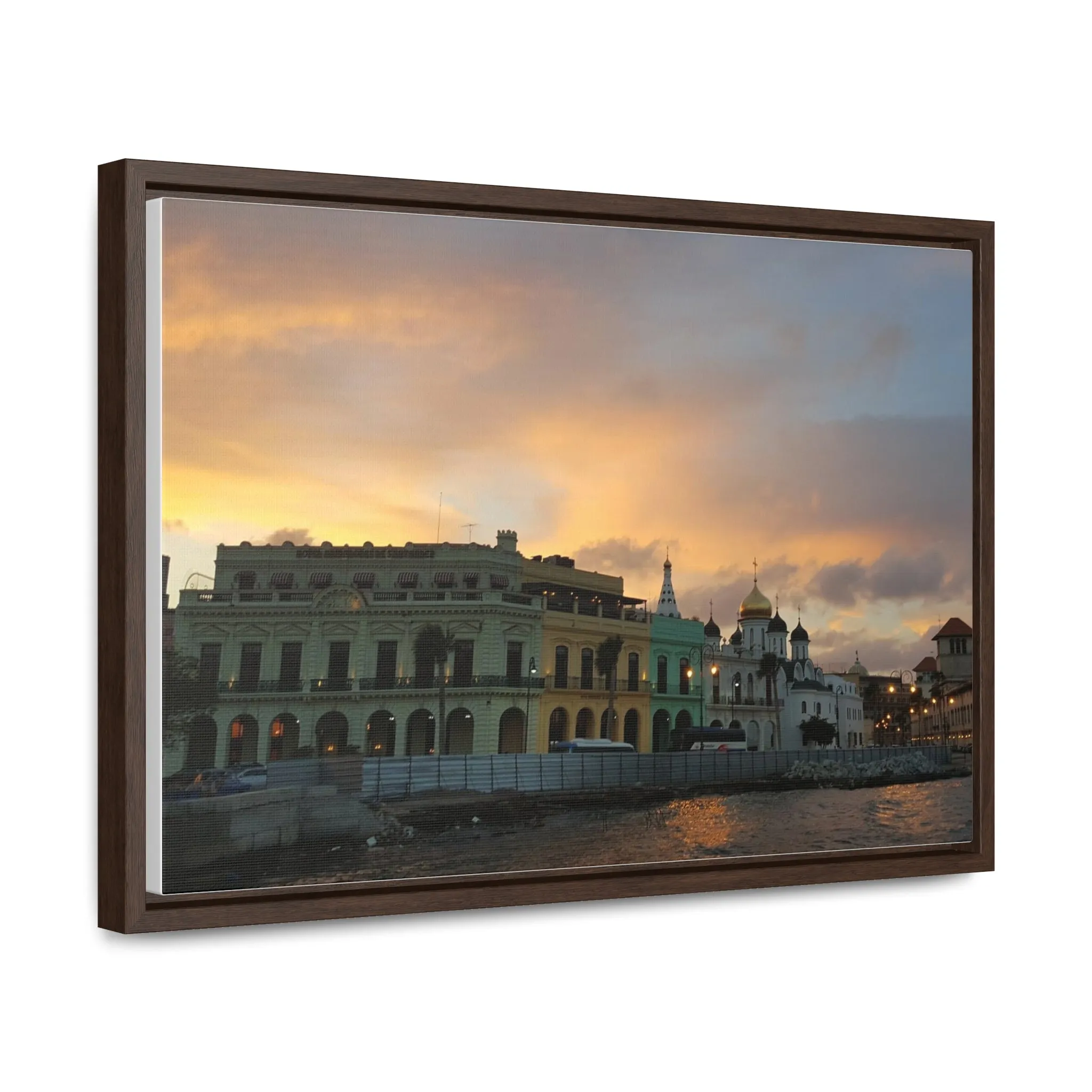 Havana Sunset on Canvas