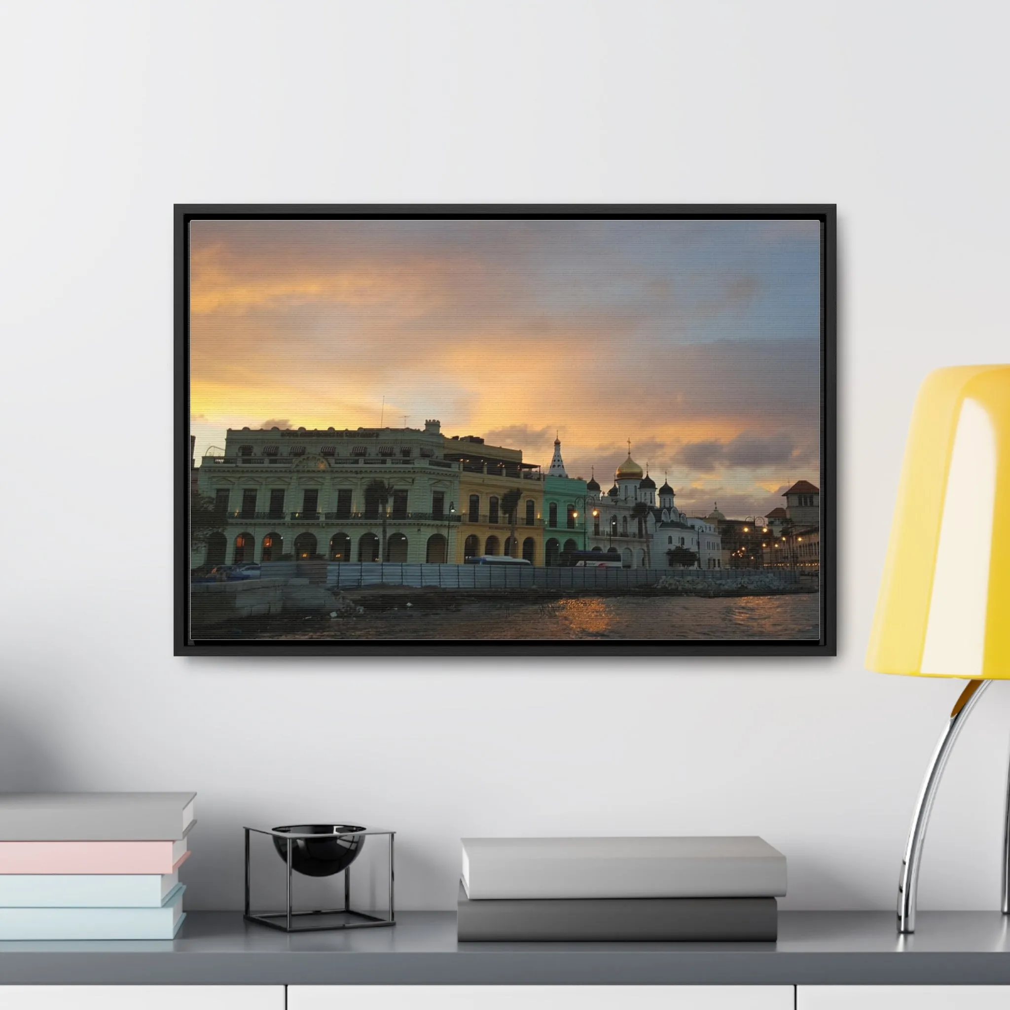 Havana Sunset on Canvas