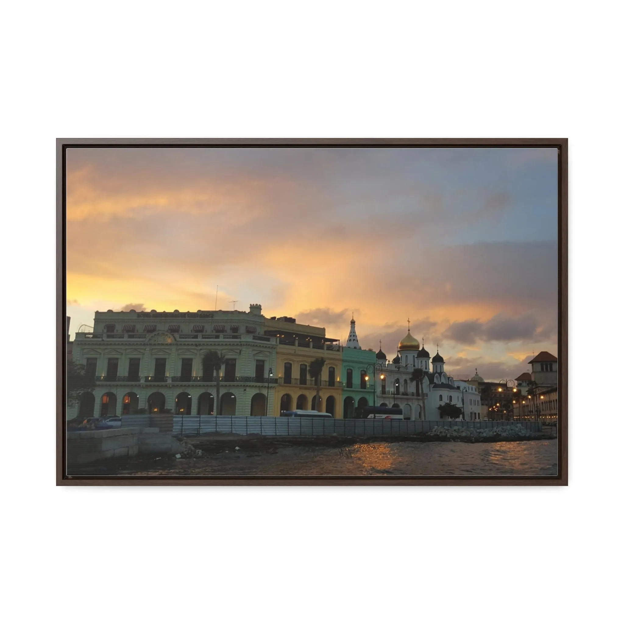 Havana Sunset on Canvas