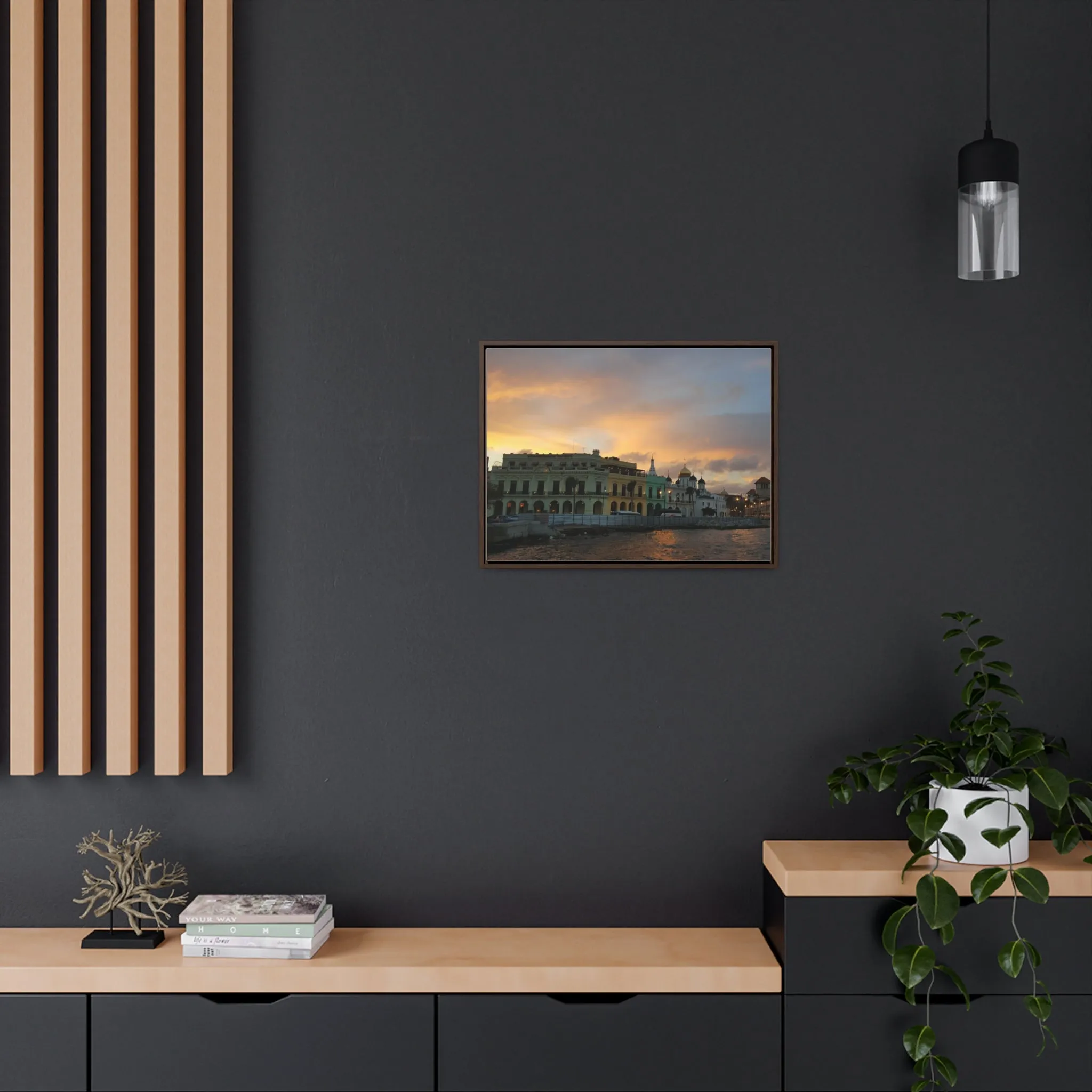Havana Sunset on Canvas