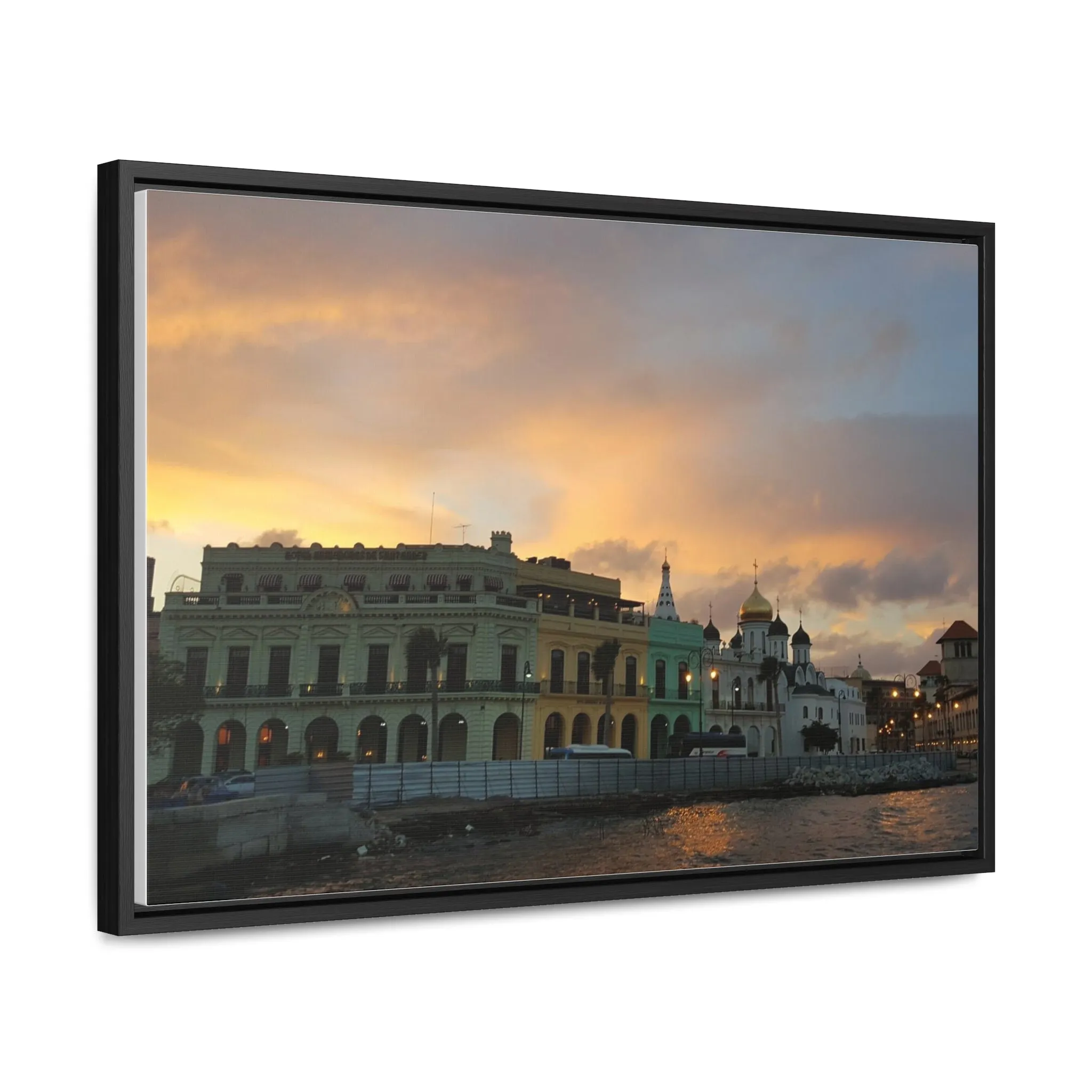 Havana Sunset on Canvas