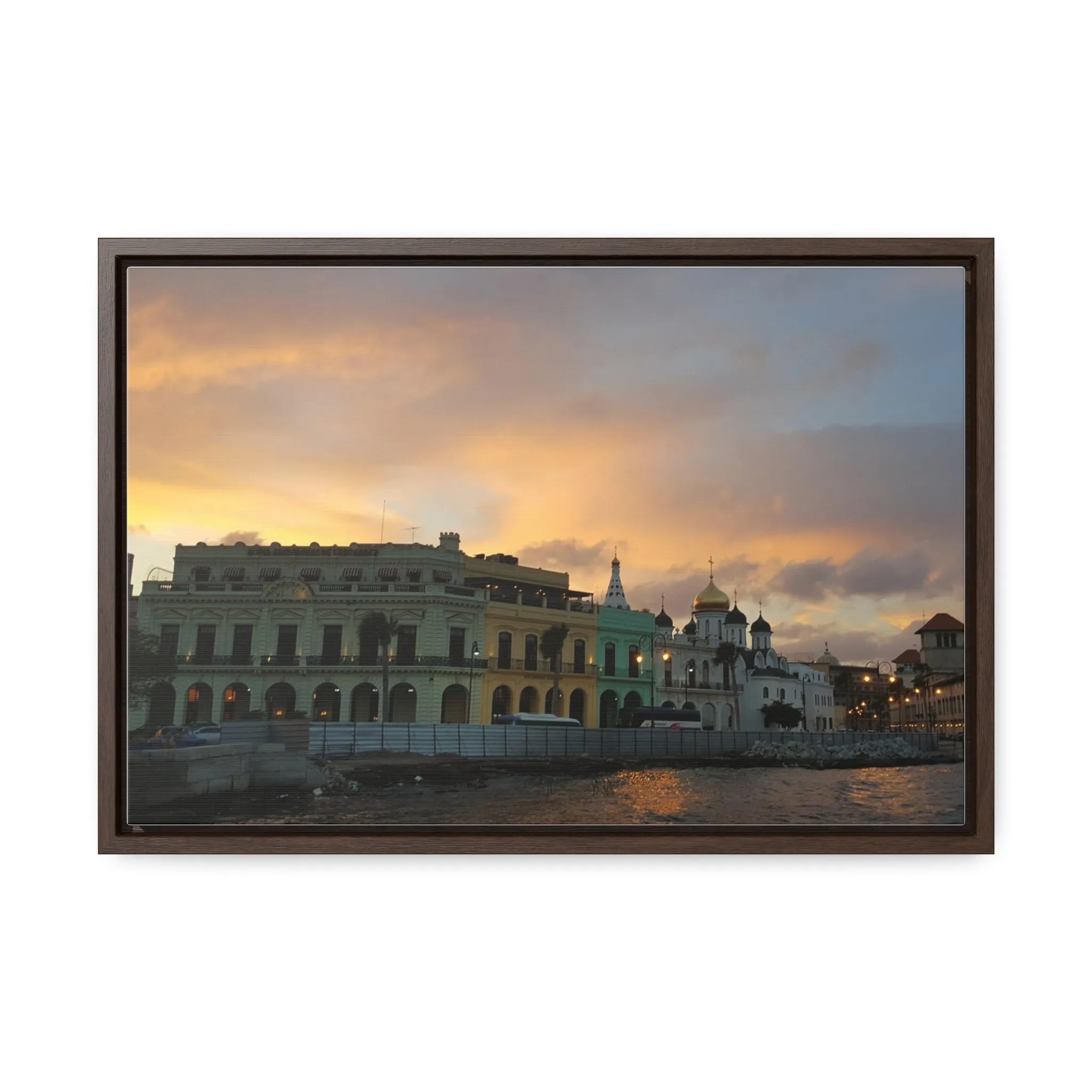 Havana Sunset on Canvas