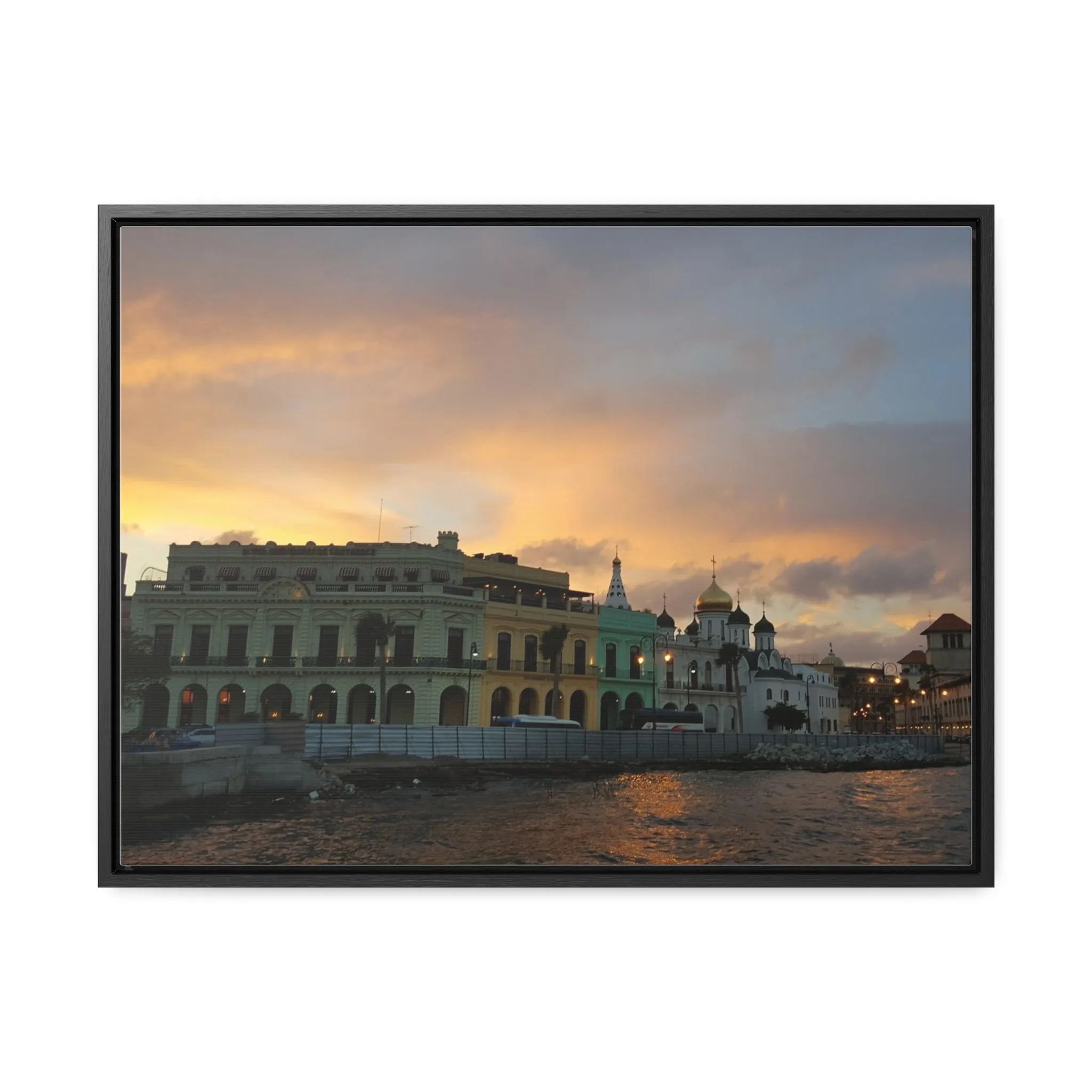 Havana Sunset on Canvas