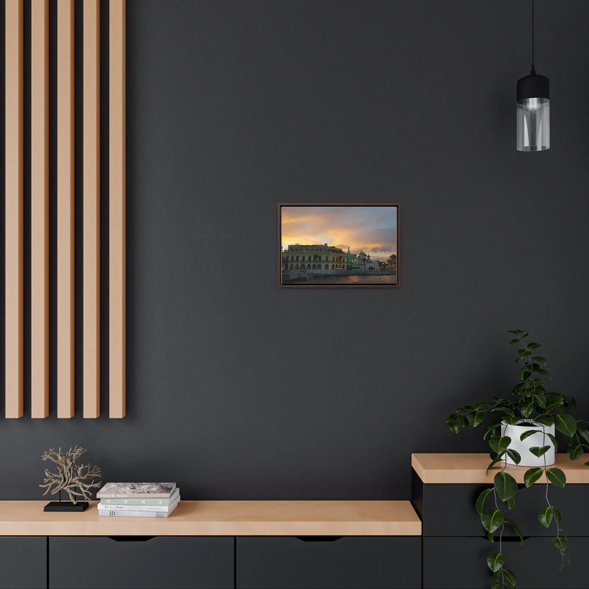 Havana Sunset on Canvas