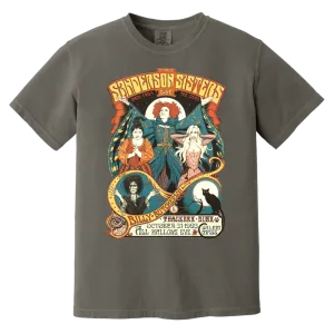 Hocus Pocus Bad Witches Comfort Colors T-Shirt – Retro Witchy Style for Halloween Fans!