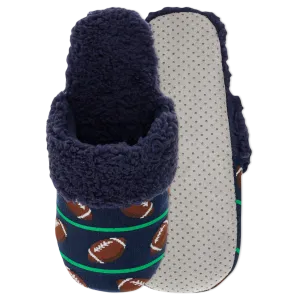 HOTSOX Men's Sherpa Non-Skid Football Slipper