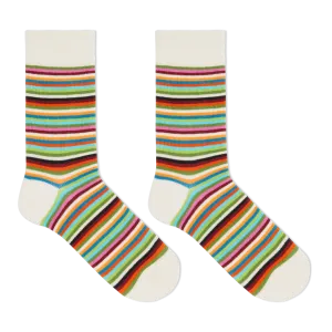 HOTSOX Women's Classic Stripe Crew Socks