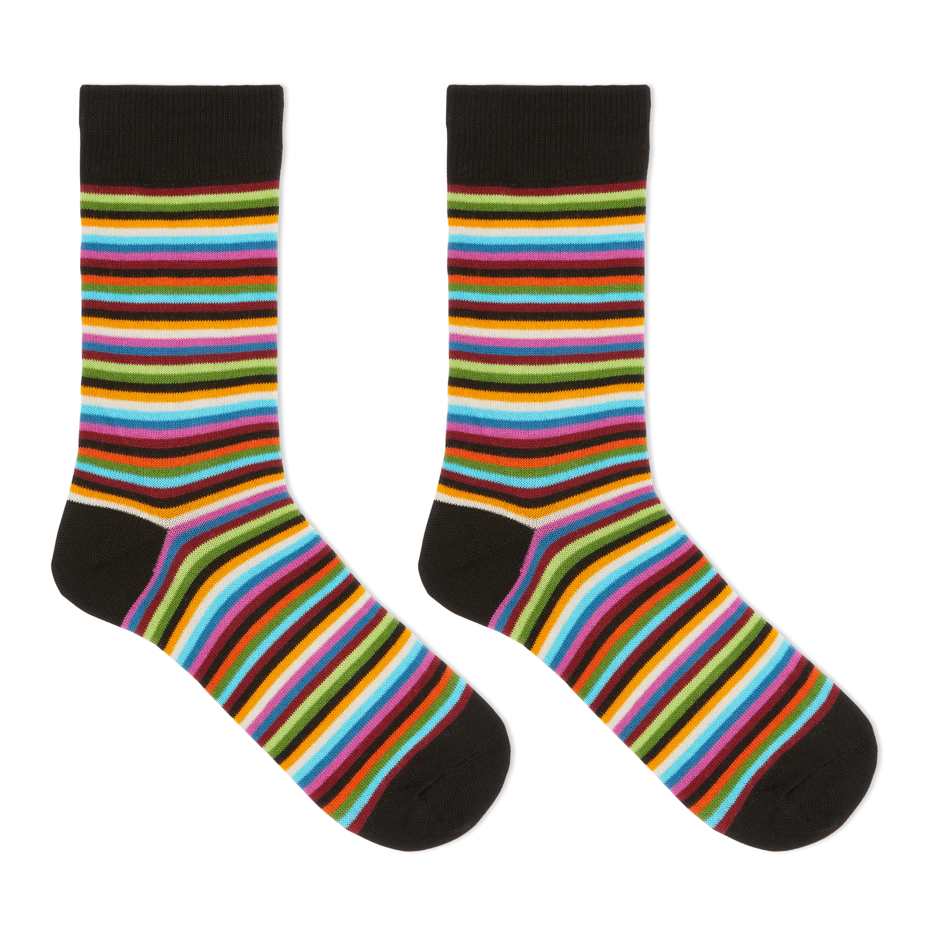 HOTSOX Women's Classic Stripe Crew Socks