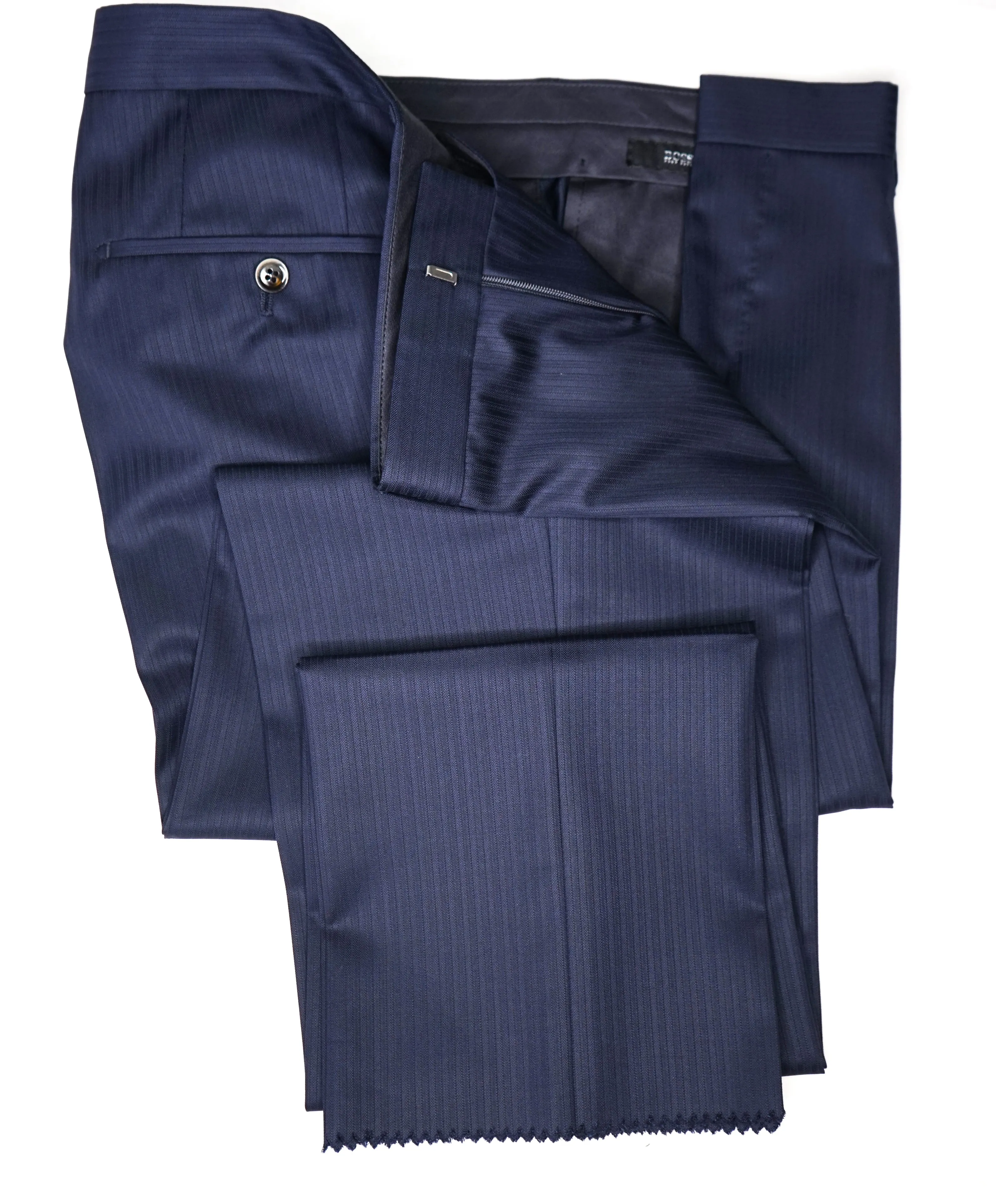 HUGO BOSS - SILK "TAILORED" Collection 5-Button Pearl Sleeves PREMIUM - 44R
