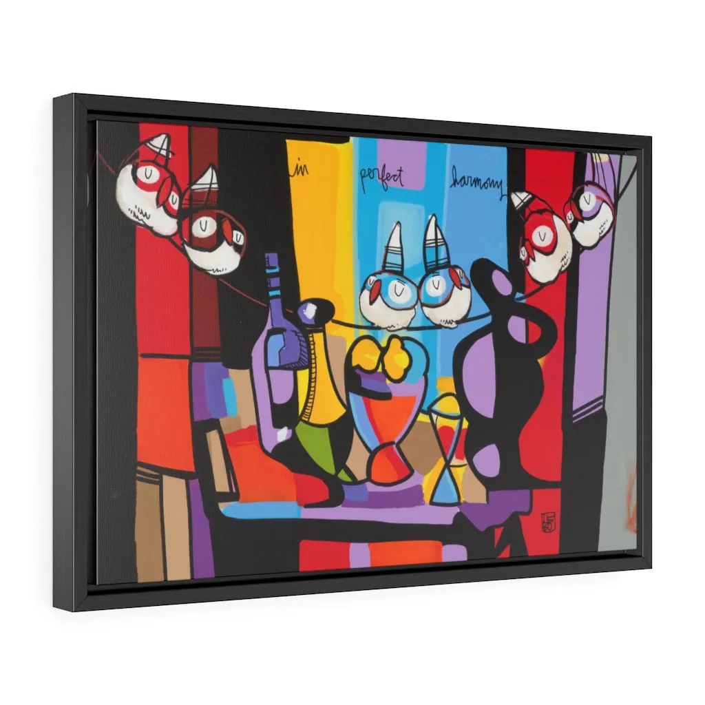 In Perfect Harmony - Lebo Framed Premium Gallery Wrap Canvas