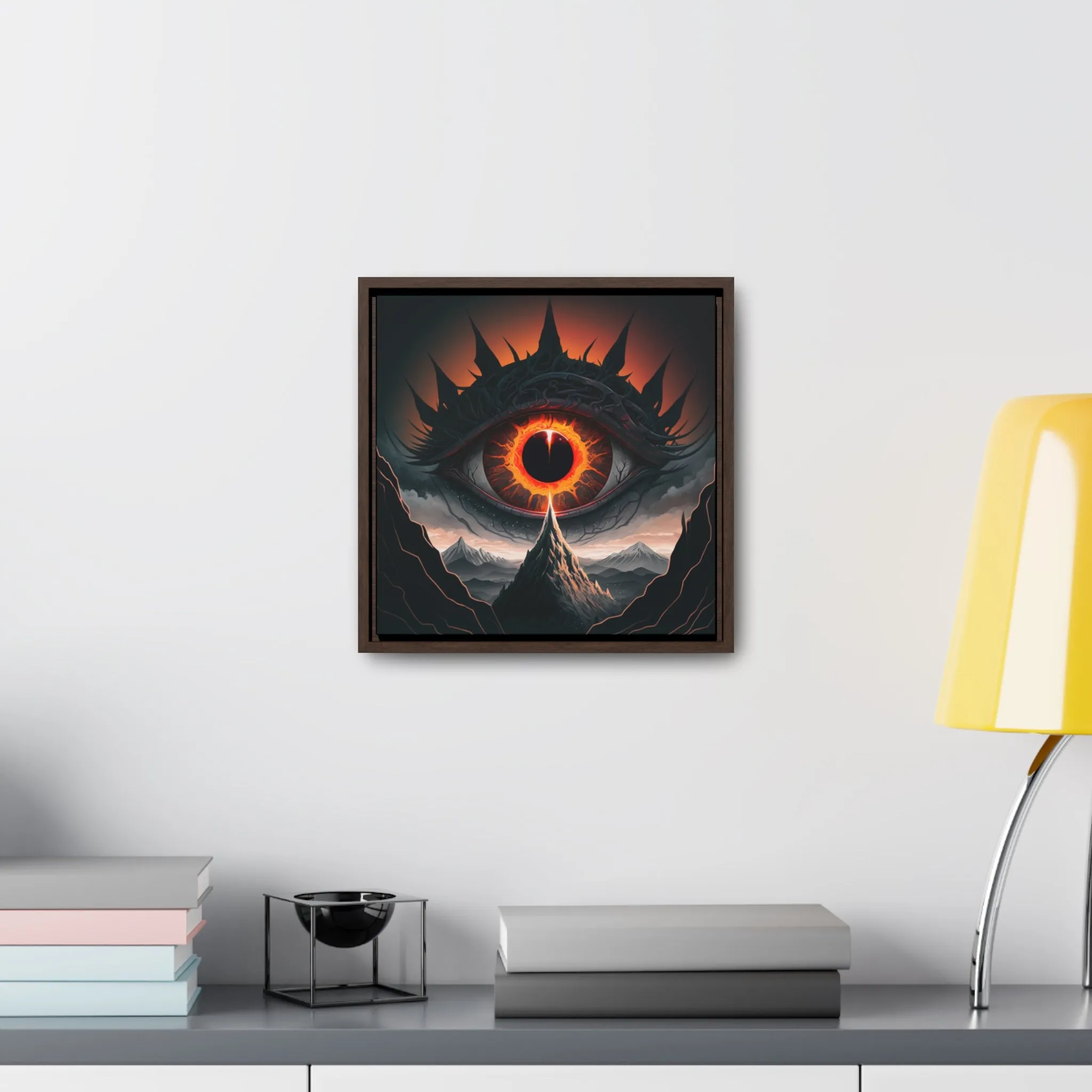 Inferno Oculus: The Eye of Eternal Ember - Gallery Canvas
