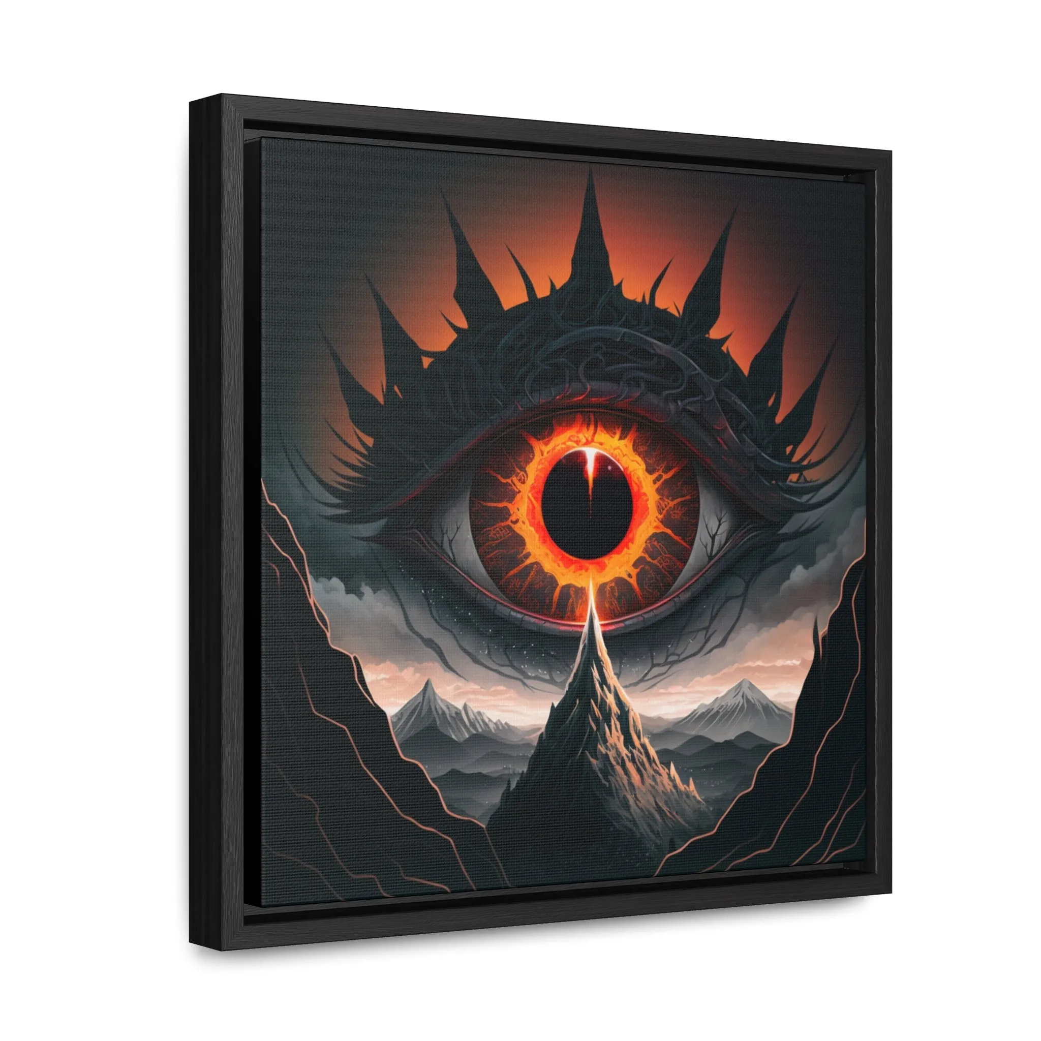 Inferno Oculus: The Eye of Eternal Ember - Gallery Canvas