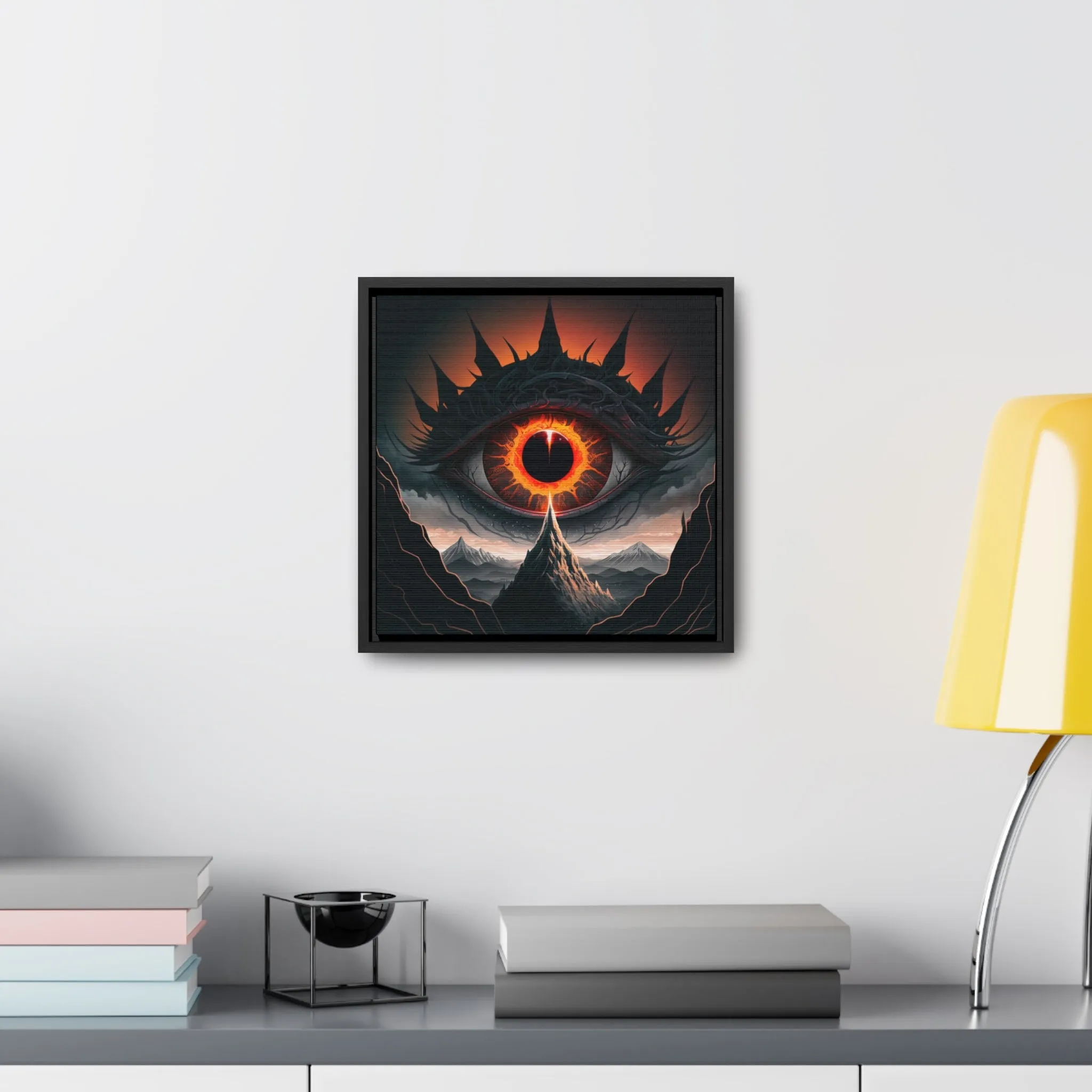 Inferno Oculus: The Eye of Eternal Ember - Gallery Canvas