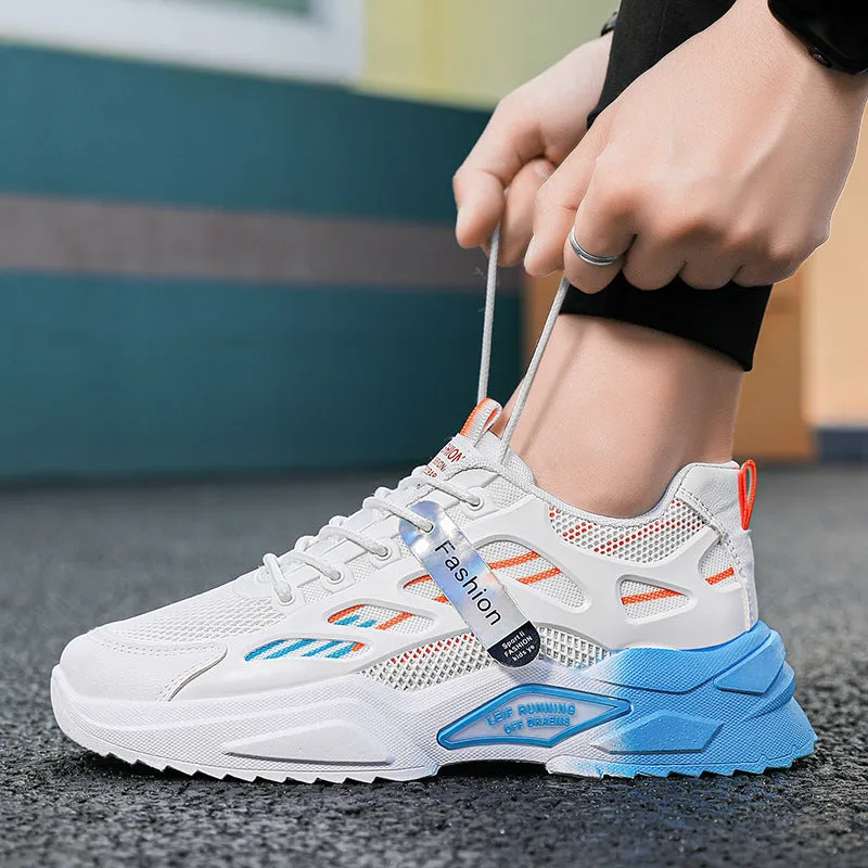 INSTOCK-Men's basketball shoes spring thin breathable casual mesh