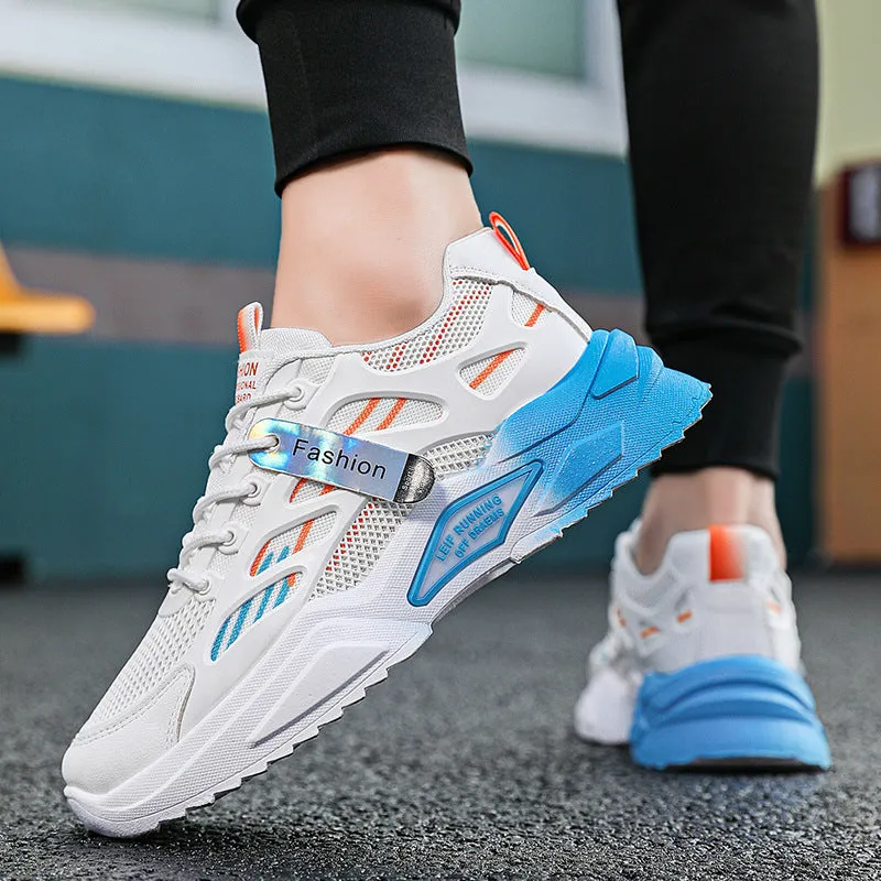 INSTOCK-Men's basketball shoes spring thin breathable casual mesh