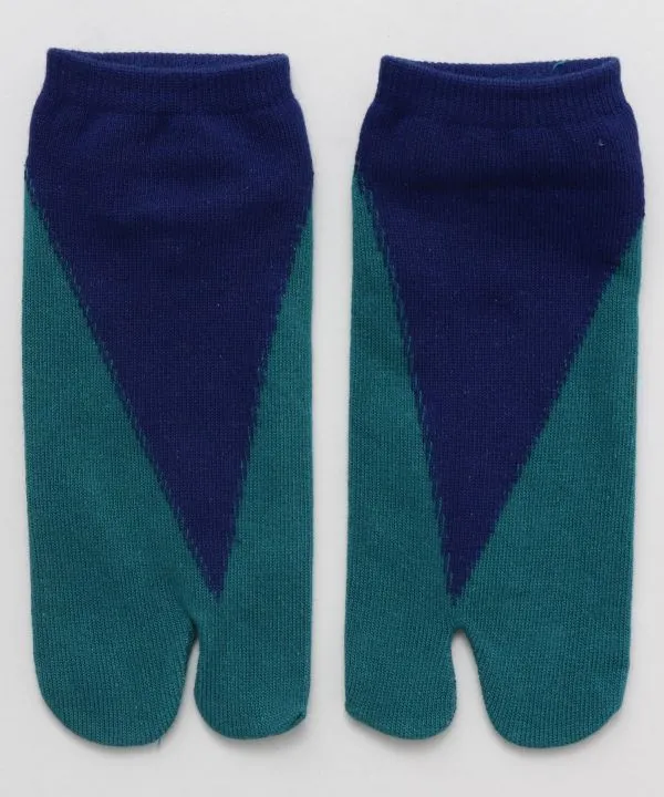 Japanese Bi Color TABI Socks 23-25cm