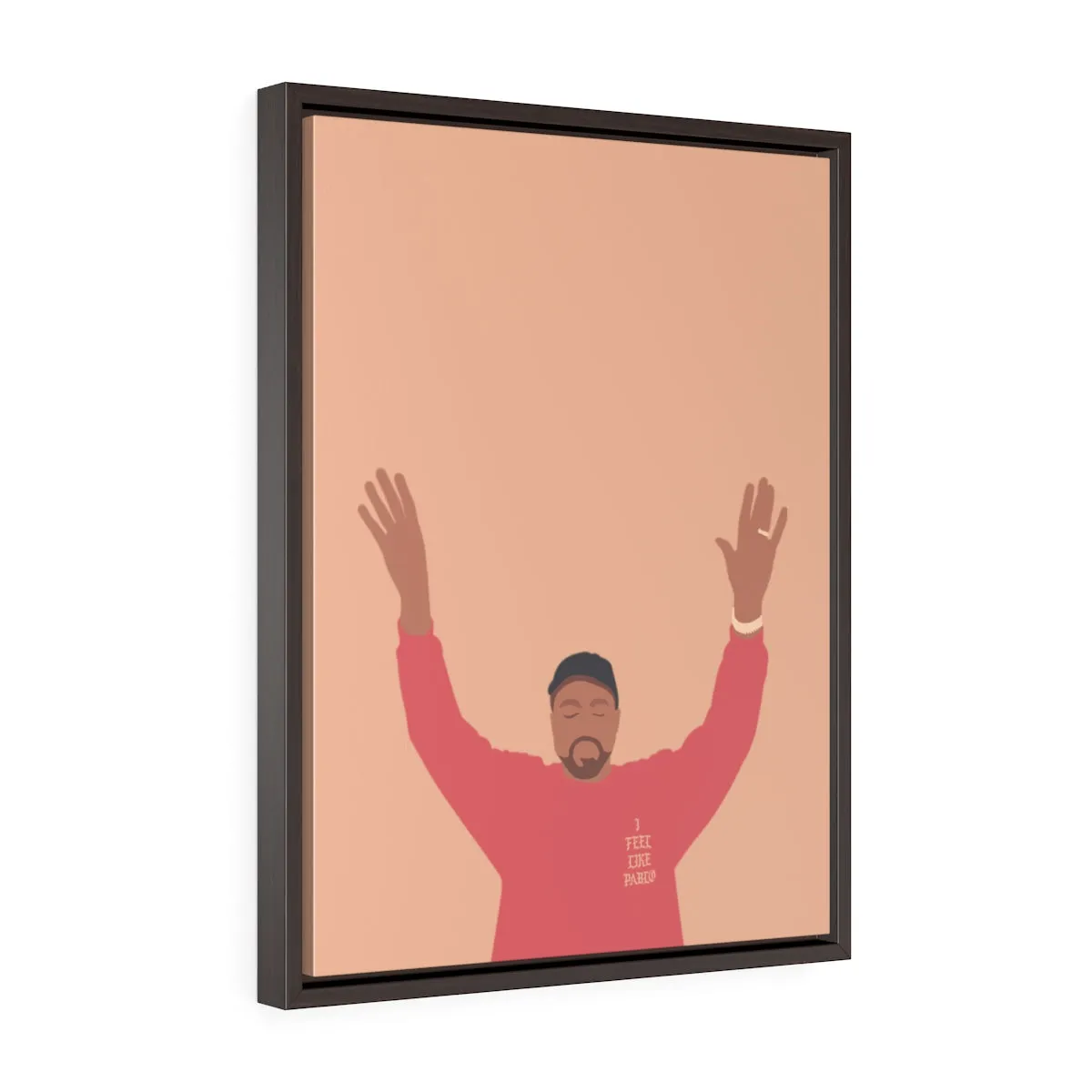 Kanye West I Feel Like Pablo Framed Premium Gallery Wrap Canvas  - The Life of Pablo TLOP tour merch inspired