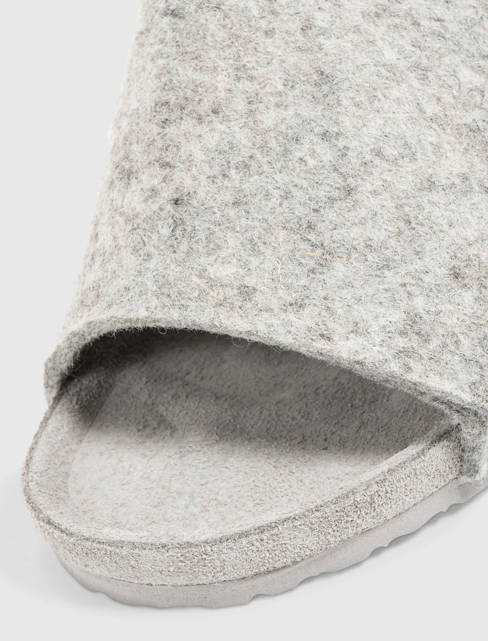KIDS FEAR OF GOD X BIRKENSTOCK THE LOS FELIZ WOOL FELT "CEMENT MELANGE"