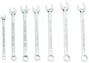 Klein Tools 7 Piece Metric Combination Wrench Sets, 12 Points, Metric, 68500