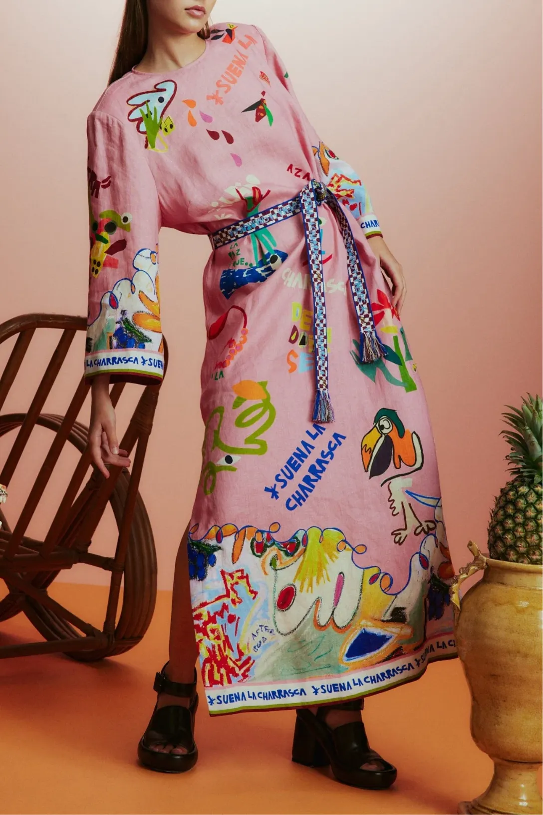 La Charrasca Midi Dress | Multi
