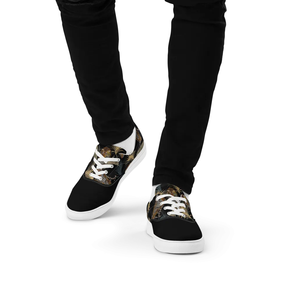 Leafy Tiger Canvas Shoes