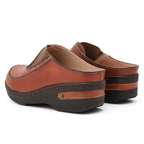 Leather Mules Clogs