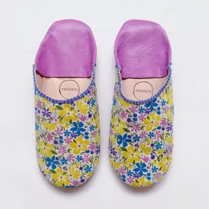 Liberty Print Medium Babouche Slippers