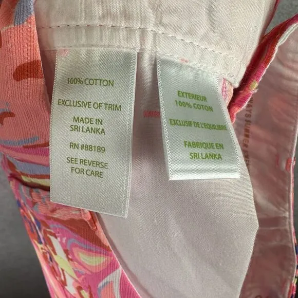 Lilly Pulitzer Callahan Shorts‎ Size 0 Reef Retreat Basic Multi Casual Beach NEW