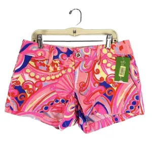Lilly Pulitzer Callahan Shorts‎ Size 0 Reef Retreat Basic Multi Casual Beach NEW
