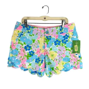 Lilly Pulitzer Callahan Shorts Size 0 Resort White Spring Fling Casual Beach NEW