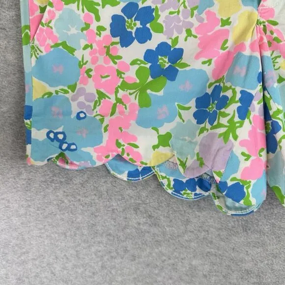Lilly Pulitzer Callahan Shorts Size 0 Resort White Spring Fling Casual Beach NEW