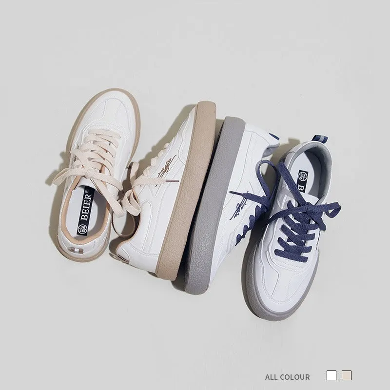 Little White Spring Student Flat Casual Women's Shoes