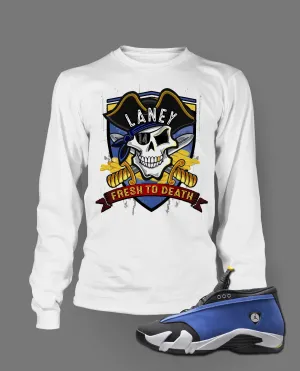Long Sleeve Graphic T-Shirt To Match Retro Air Jordan 14 Laney Low Shoe