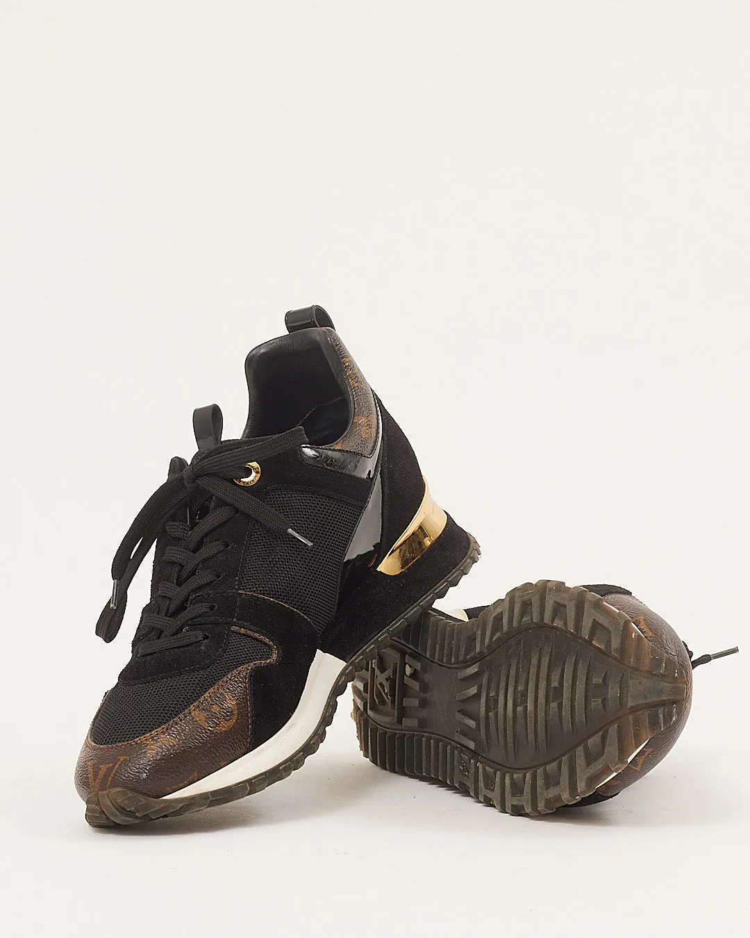 Louis Vuitton Monogram Canvas & Suede Sneakers - 39