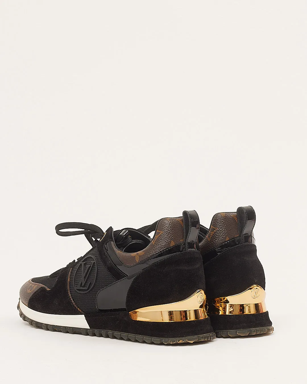Louis Vuitton Monogram Canvas & Suede Sneakers - 39