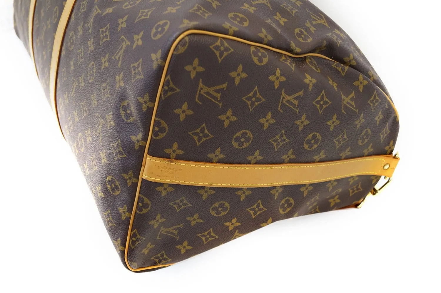 LOUIS VUITTON Monogram Canvas Keepall Bandouliere 60 Travel Bag