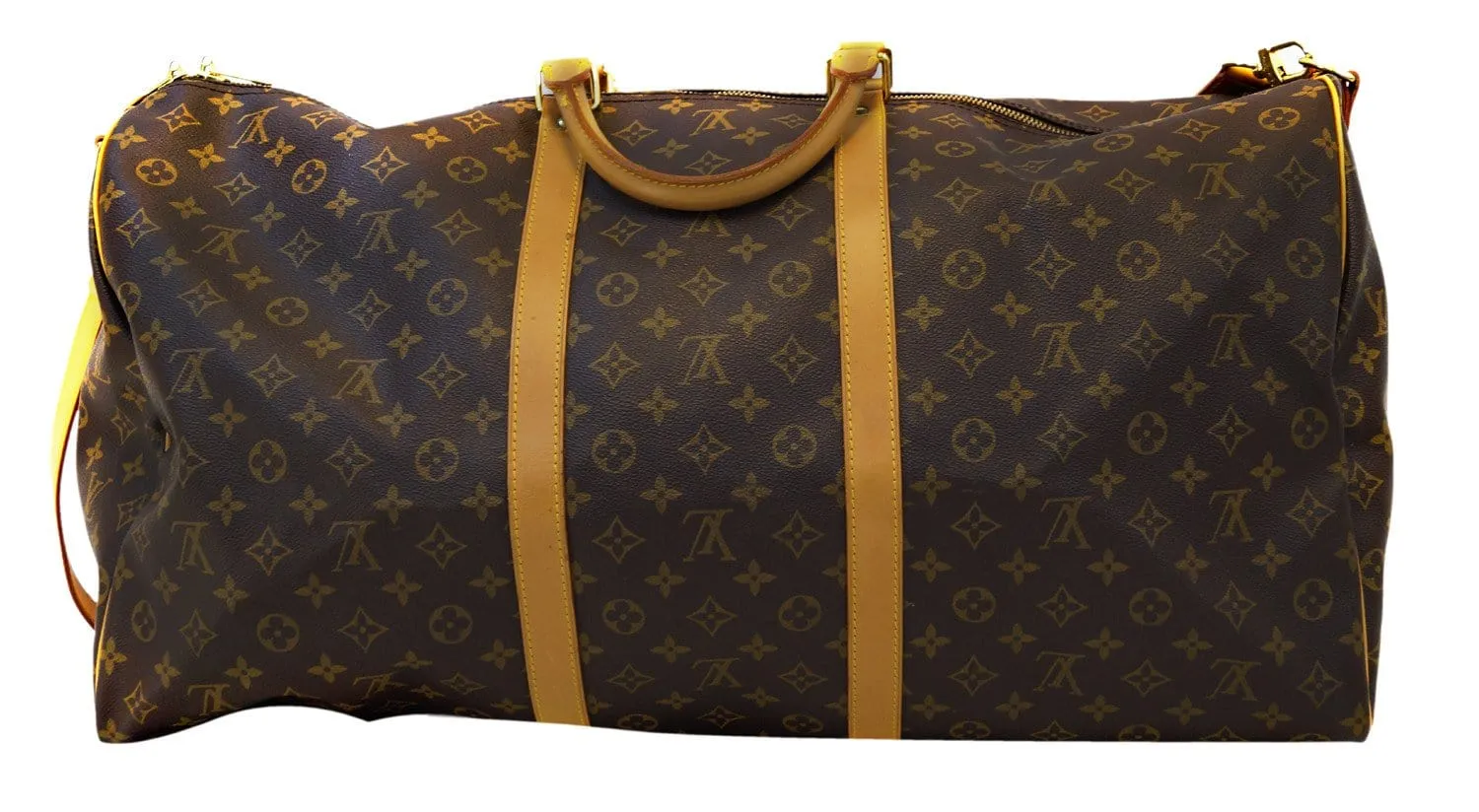 LOUIS VUITTON Monogram Canvas Keepall Bandouliere 60 Travel Bag