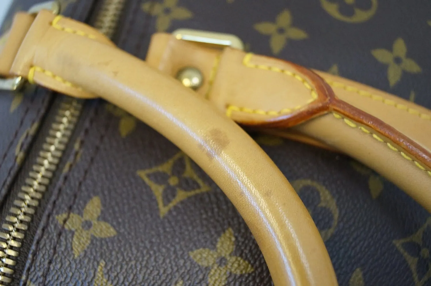 LOUIS VUITTON Monogram Canvas Keepall Bandouliere 60 Travel Bag